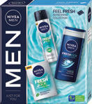 Nivea Men darčeková sada Feel Fresh voda po holení, sprchový gél, antiperspirant - Teta drogérie eshop