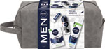 Nivea Men darčeková sada Feeling Sensitive balzam po holení, antiperspirant, gél na holenie, Labello - Teta drogérie eshop