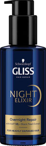 Gliss nočný elixír Overnight Repair pre poškodené vlasy 100 ml