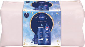 Nivea darčeková sada Creme Care telové mlieko, sprchový gél, antiperspirant, Labello
