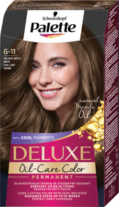 Palette Deluxe farba na vlasy Oil-Care Color 6-11 Chladný svetlo hnedý 50 ml