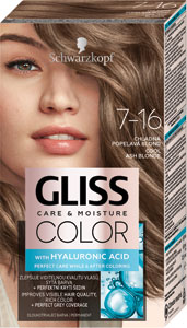 Gliss Color farba na vlasy 7-16 Chladná popolavá blond
