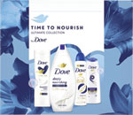 Dove darčeková sada Original 5 - sprchovací gél 250 ml, telové mlieko 250 ml, šampón 250 ml, antiperspirant 150 ml - Teta drogérie eshop