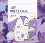 Dove darčeková sada Antistress sprchovací gél 250 ml, antiperspirant 150 ml, tuhé mydlo 90 g, vonná lampa s taviteľným voskom - Teta drogérie eshop