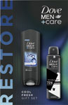 Dove darčeková sada Men+Care Cool Fresh sprchovací gél 250 ml, antiperspirant 150 ml - Teta drogérie eshop