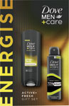 Dove darčeková sada Men+Care Active Fresh sprchovací gél 250 ml, antiperspirant 150 ml - Teta drogérie eshop