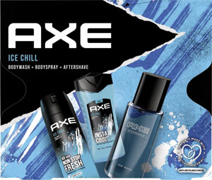 Axe darčeková sada Ice Chill sprchovací gél 250 ml, dezodorant 150 ml, voda po holení 100 ml