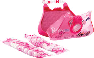 Barbie kabelka svietiaca s cukríkmi 31 g