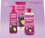 Dermacol darčeková sada Hrozno s limetou I. tekuté mydlo, sprchový gel, pena do kúpeľa - Teta drogérie eshop