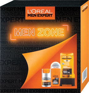 L'Oreal Paris darčeková sada Men Expert Hydra Energetic zvláčňujúci krém, sprchový gél, antiperspirant 50 ml