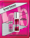 Bruno Banani darčeková sada Pure Woman sprchový gél 50 ml, deodorant natural spray 75 ml - Teta drogérie eshop