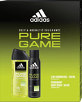 Adidas darčeková sada Pure Game sprchový gél 250 ml, deodorant body spray 150 ml - Teta drogérie eshop