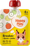 Happy Mimi ovocný príkrm Broskyňa 90 g - Teta drogérie eshop