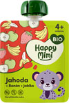 Happy Mimi ovocný príkrm BIO Jahoda 90 g