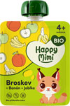 Happy Mimi ovocný príkrm BIO broskyňa 90 g