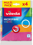 Vileda Colors mikrohadrička 4 ks - Teta drogérie eshop
