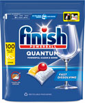 Finish Quantum All in 1 kapsuly do umývačky riadu Lemon Sparkle 100 ks - Teta drogérie eshop