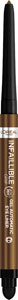 L’Oréal Paris Infaillible Grip Gel Automatic Liner 12 Bronzed Expresso očná linka 1 ks