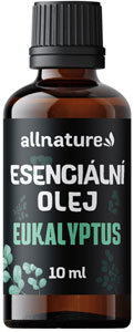 Allnature esenciálny olej eukalyptus 10 ml