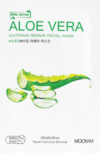 Mooyam pleťová maska Aloe Vera