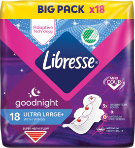 Libresse goodnight Ultra Large+ 18 ks