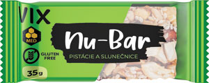 Vix tyčinka Nu-Bar Pistácie a slnečnica 35 g