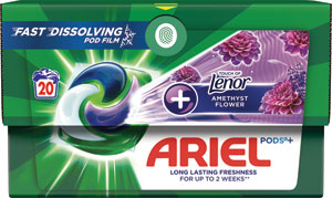 Ariel gélové tablety +Touch of Lenor Amethyst 20 PD