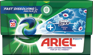 Ariel gélové tablety +Touch of Lenor Fresh Air 20 PD