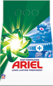 Ariel prášok +Touch of Lenor Freh Air 1,76 kg / 32 PD