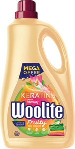 Woolite tekutý prací gél na farebnú bielizeň Keratin Therapy Fruity 3.6 l / 60 pracích dávok