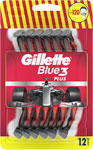 Gillette Blue3 jednorázový holiaci strojček Nitro 12 ks - Teta drogérie eshop