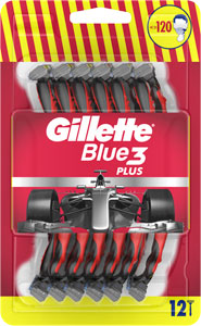 Gillette Blue3 jednorázový holiaci strojček Nitro 12 ks