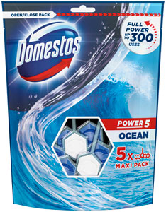 Domestos WC blok Power 5 Ocean 5 ks