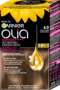 Garnier Olia permanentná farba na vlasy 6.0 Svetlo hnedá