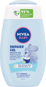 Nivea Baby sprchovací gél pre celé telo a vlásky 200 ml