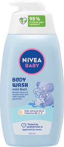 Nivea Baby sprchovací gél pre jemný kúpeľ 450 ml