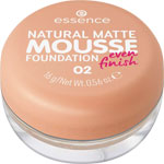 Essence penový make-up Natural Matte MOUSSE Foundation 02 - Teta drogérie eshop