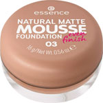 Essence penový make-up Natural Matte MOUSSE Foundation 03 - Teta drogérie eshop