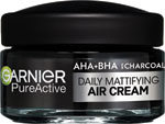 Garnier Pure Active AHA + BHA ľahký denný zmatňujúci krém 3v1 s aktívnym uhlím 50 ml - Teta drogérie eshop