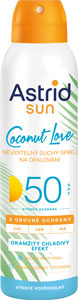 Astrid Sun neviditeľný suchý sprej na opalovanie  Coconut Love OF 50 150 ml