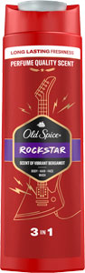 Old Spice sprchový gél a šampón 3v1 Rockstar 400ml