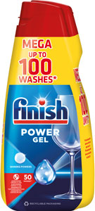 Finish Power All in 1 Shine & Protect gél do umývačky riadu 2x1000 ml