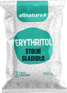 Allnature Erythritol náhradné sladidlo 250 g