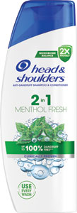 Head & Shoulders šampón 2 v 1 Menthol 330 ml