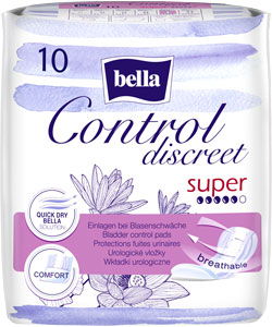 Bella Control urologické vložky Discreet Super 10 ks