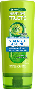 Garnier Fructis Strength & Shine posilňujúci balzam pre všetky typy vlasov bez lesku a sily 200 ml