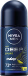 Nivea Men Guľôčkový Antiperspirant Deep Sport 50 ml - Teta drogérie eshop
