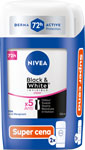 Nivea tuhý antiperspirant B&W Invisible Clear duopack 2 x 50 ml - Teta drogérie eshop
