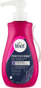 Veet Professional depilačný krém pre všetky typy pokožky 400 ml