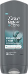 Dove Men sprchový gél Men Eucalyptus Mint 400 ml - Teta drogérie eshop